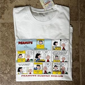 Brand new Japanese Uniqlo t shirt Peanuts x Uniqlo collab